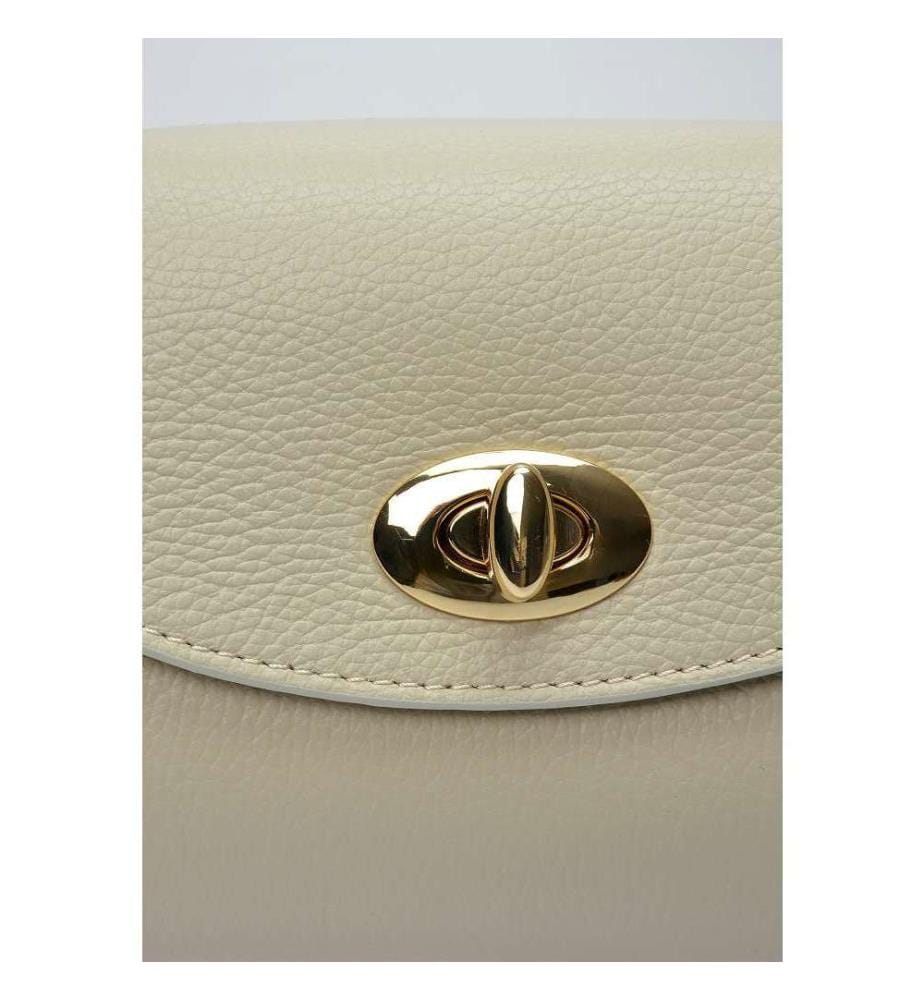 Grosse Ledertasche – Beige