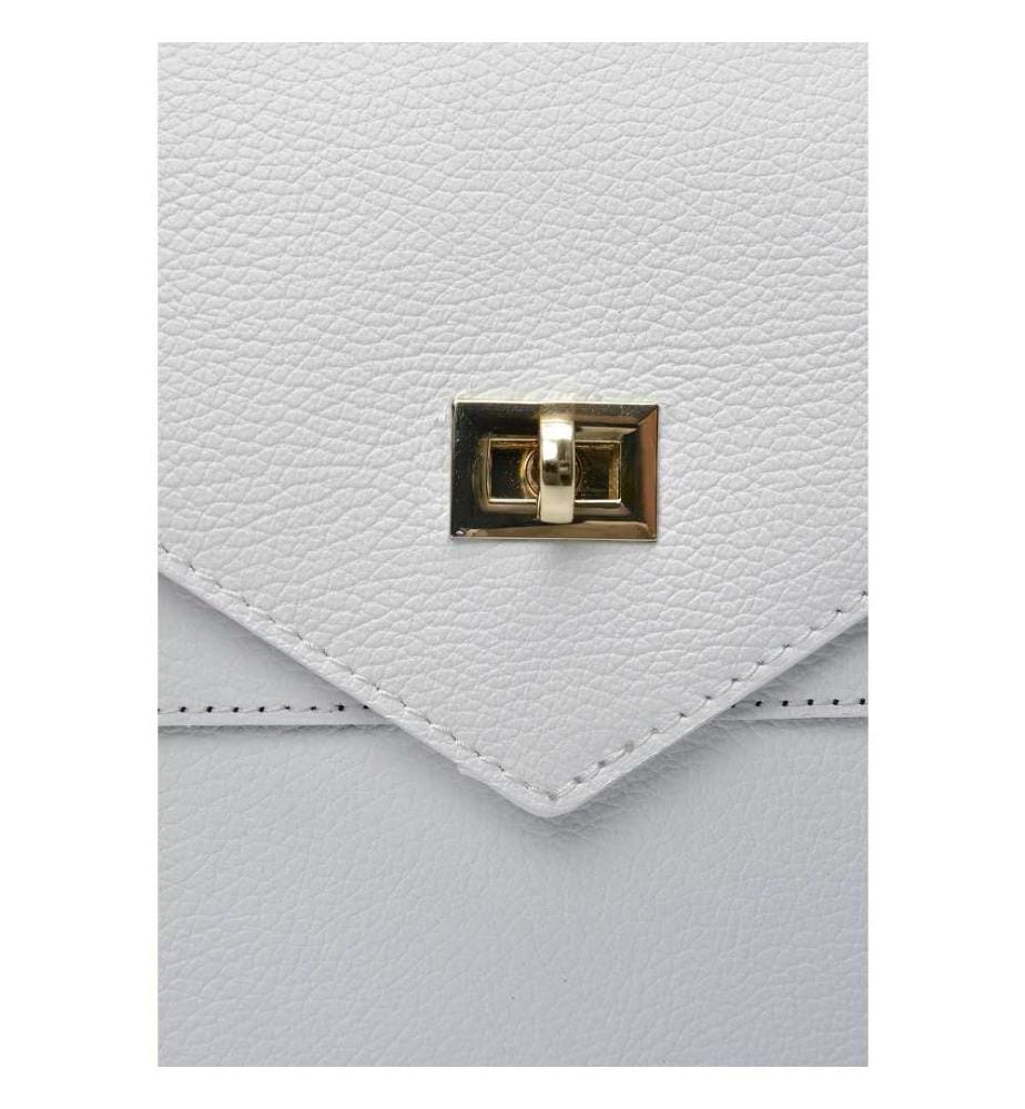 Lederhandtasche – Weiss
