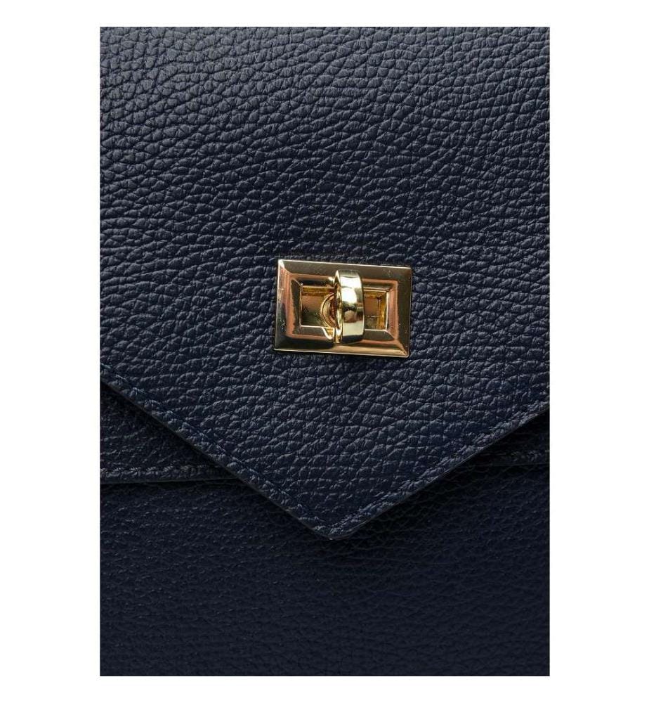 Sac à main en cuir - Bleu foncé