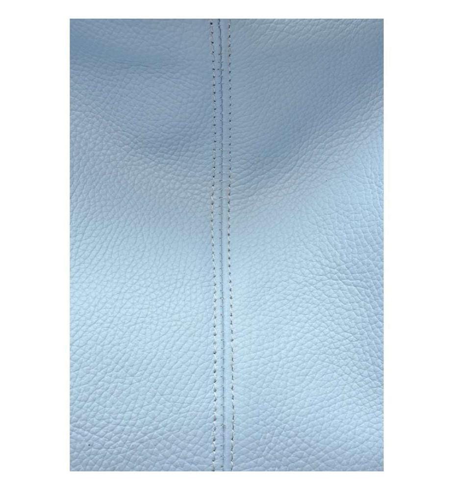 Grosse Hobo-Tasche aus Leder – Himmelblau