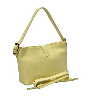 Lederhandtasche – Gelb