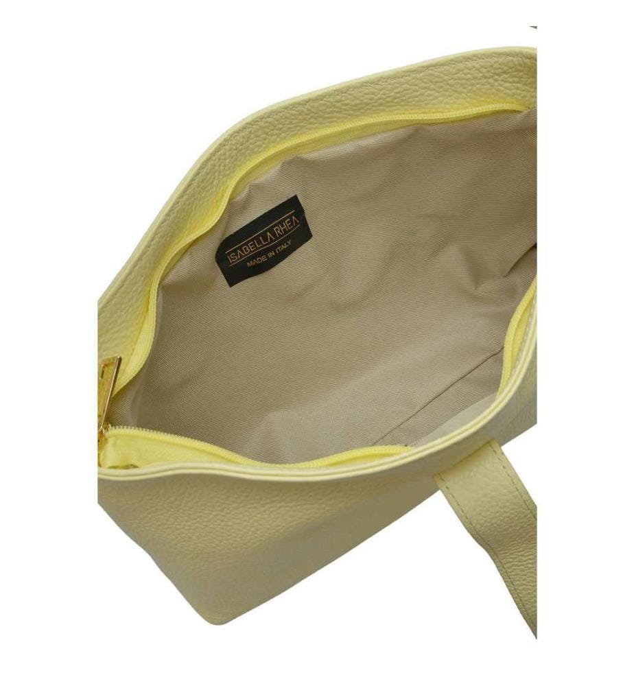 Lederhandtasche – Gelb