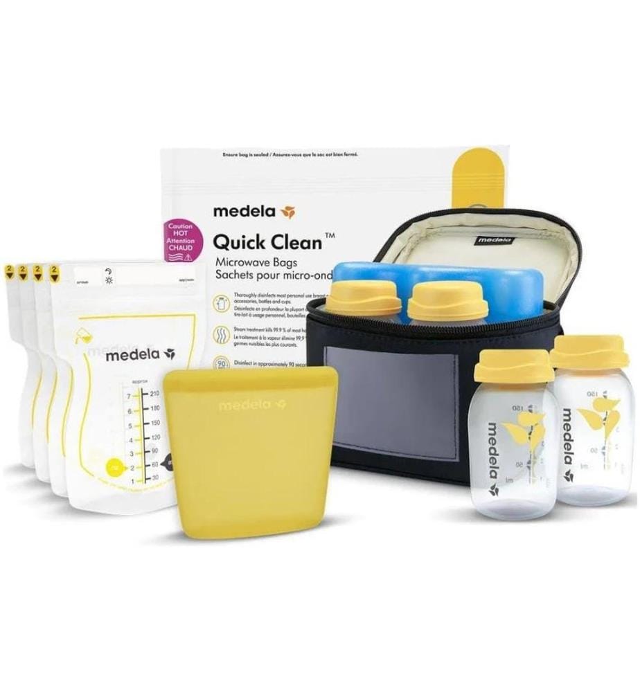 MEDELA Sac isotherme Cooling Purse 4 biberons de lait maternel