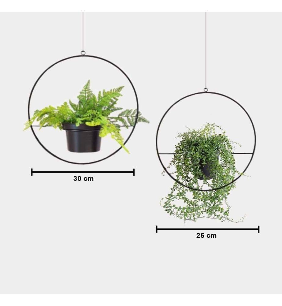Jardiniere, Black, Metal