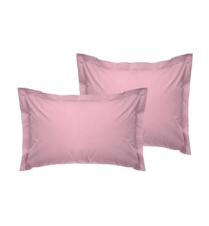 Ensemble de taies d'oreiller Oxford (2 pièces) 60 x 60 cm - Dusty Rose
