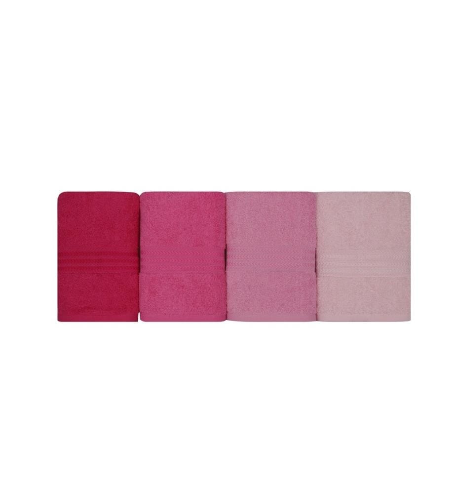 Regenbogen-Handtuch-Set 4 Stück - Multicolor
