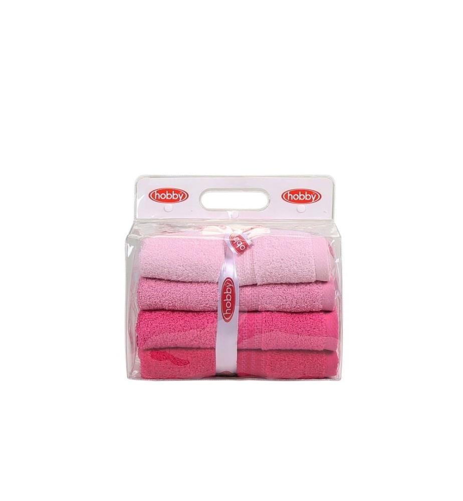 Regenbogen-Handtuch-Set 4 Stück - Multicolor