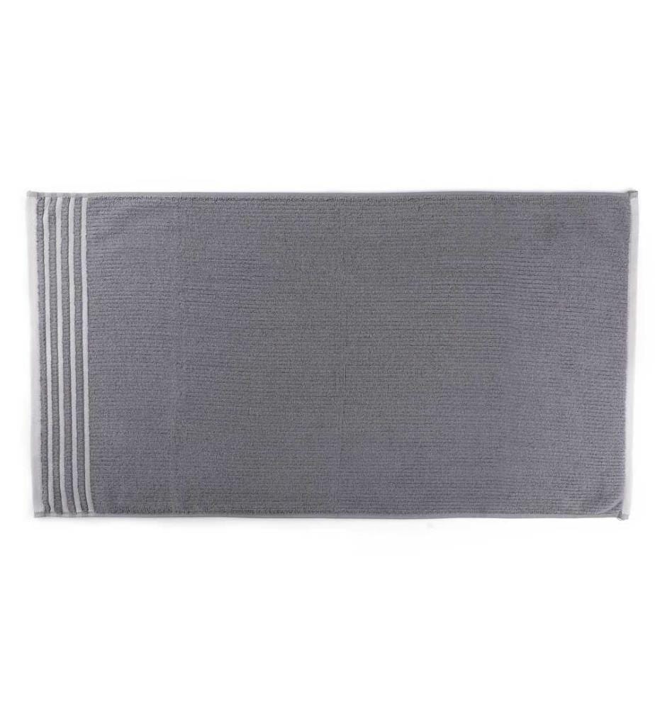 Set de serviettes, 2 pièces, Dark Grey, 100% Microcotton