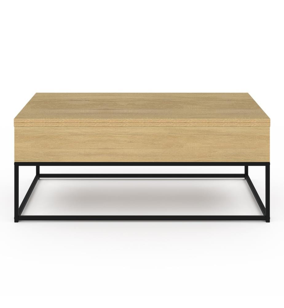 Tavolino Memphis Lift and Extend con Piano Pieghevole 100 x 55 x 40,5/54,5 cm - Legno