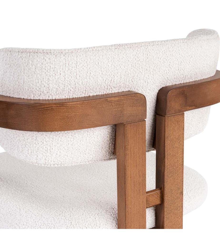 Stuhl, Weiss, Walnuss, 100 % Buche