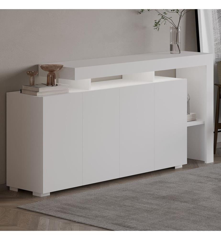 Konsole, 100 % melaminbeschichtete Spanplatte, Weiss