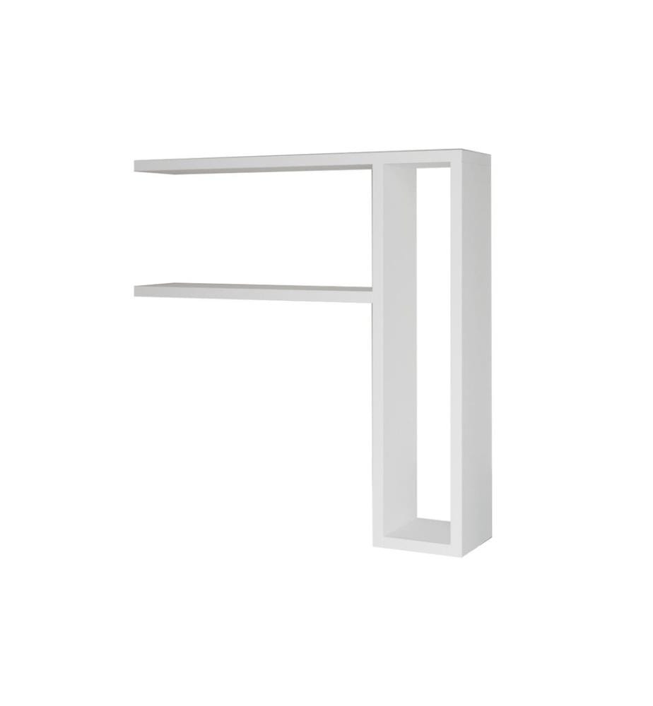 Wandregal, 100 % melaminbeschichtete Spanplatte, Weiss
