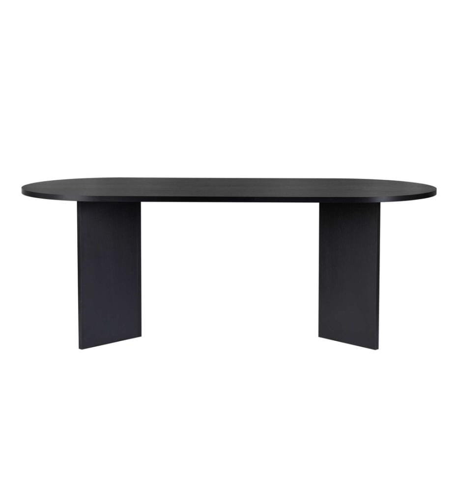 Esstisch, Holz, Schwarz, 100 % melaminbeschichtete Spanplatte