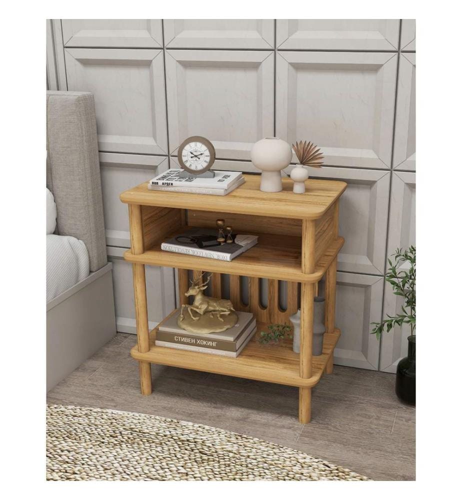 Beistelltisch, 100 % MDF, Eiche