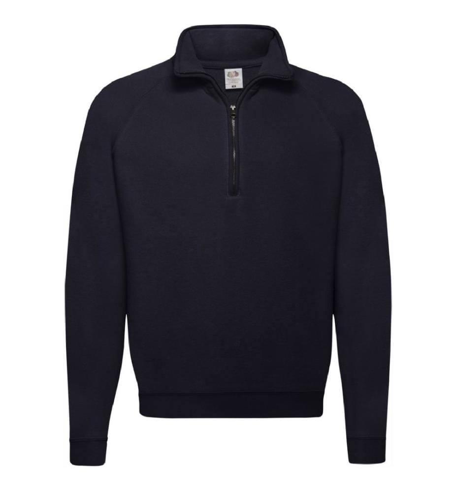 Fruit Of The Loom Sweatshirt / Pullover mit Reissverschluss