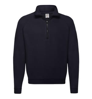 Fruit Of The Loom Sweatshirt / Pullover mit Reissverschluss