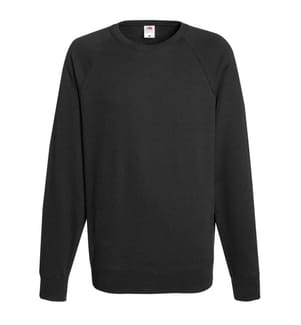 Fruit Of The Loom Herren Raglan-Sweatshirt, Rundhalsausschnitt