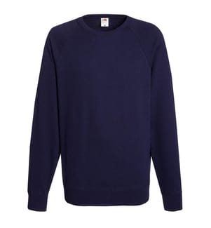 Fruit Of The Loom Herren Raglan-Sweatshirt, Rundhalsausschnitt