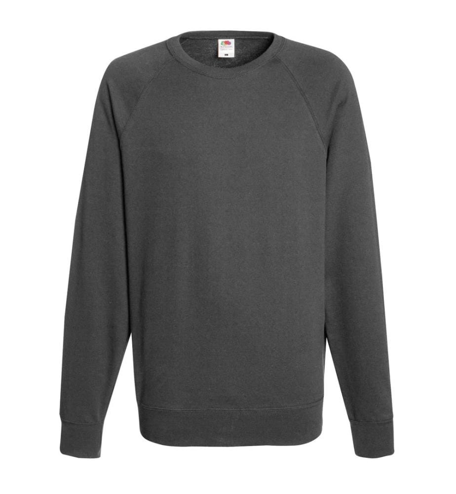 Fruit Of The Loom Herren Raglan-Sweatshirt, Rundhalsausschnitt