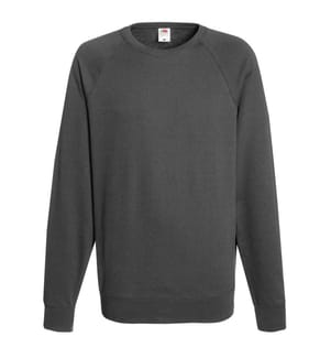 Fruit Of The Loom Herren Raglan-Sweatshirt, Rundhalsausschnitt