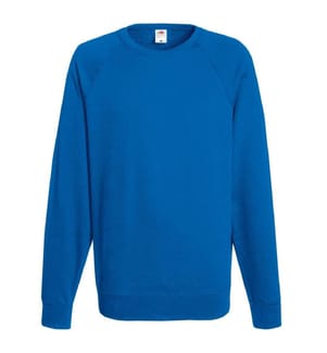 Fruit Of The Loom Herren Raglan-Sweatshirt, Rundhalsausschnitt
