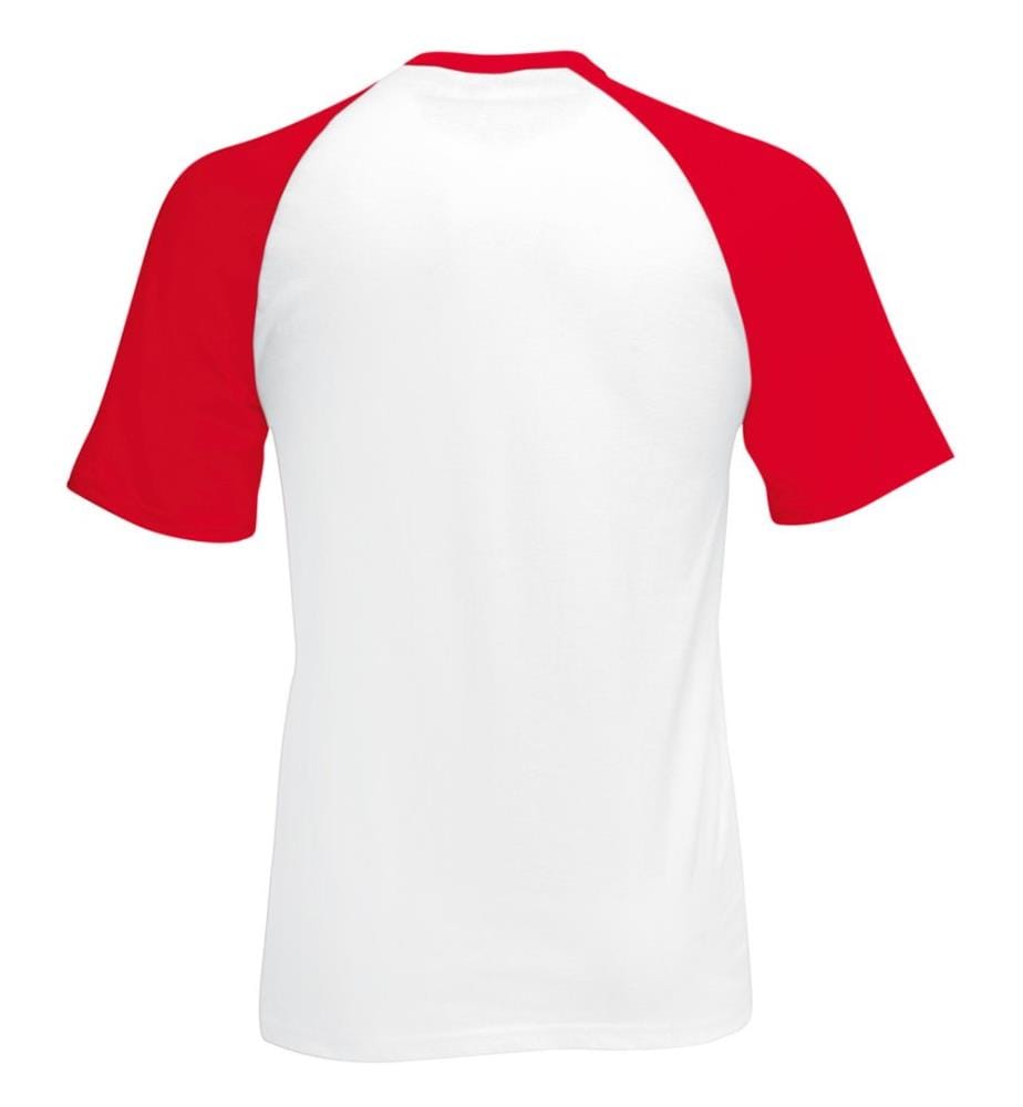 T-shirt de baseball à manches courtes Fruit Of The Loom pour homme
