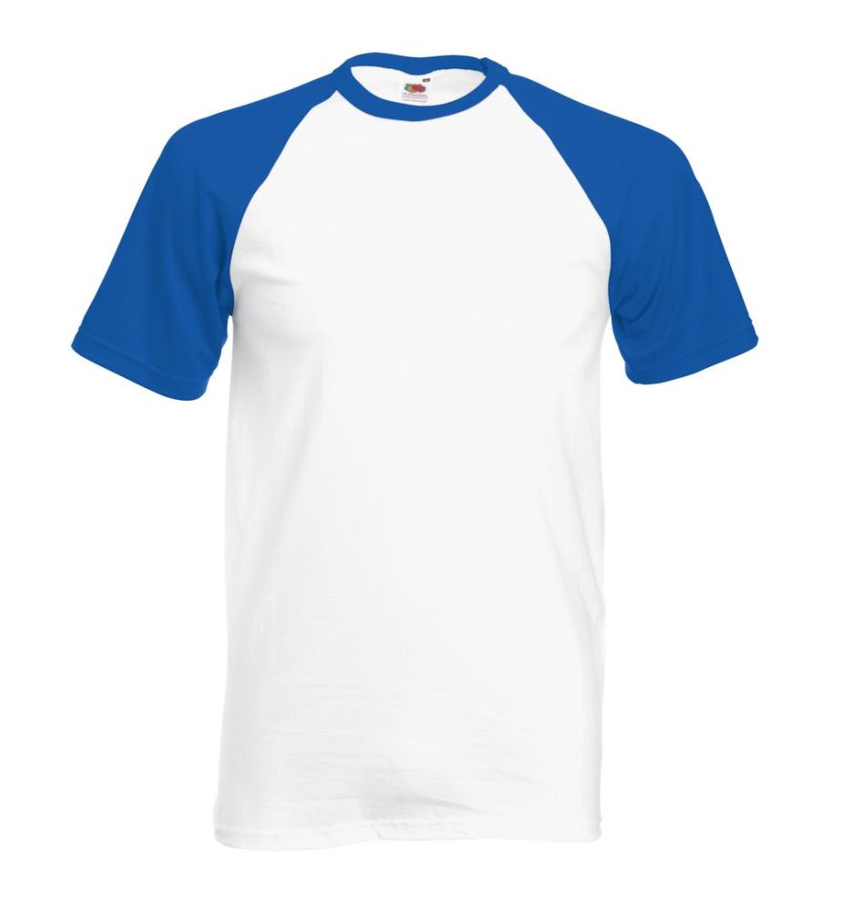 T-shirt de baseball à manches courtes Fruit Of The Loom pour homme