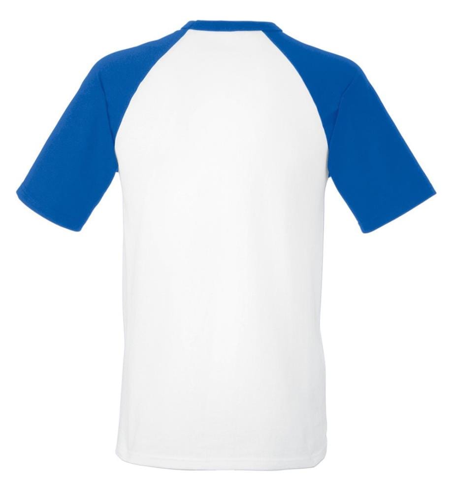 T-shirt de baseball à manches courtes Fruit Of The Loom pour homme