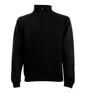 Fruit Of The Loom Herren Sweatshirt mit Reissverschluss bis zur Brust