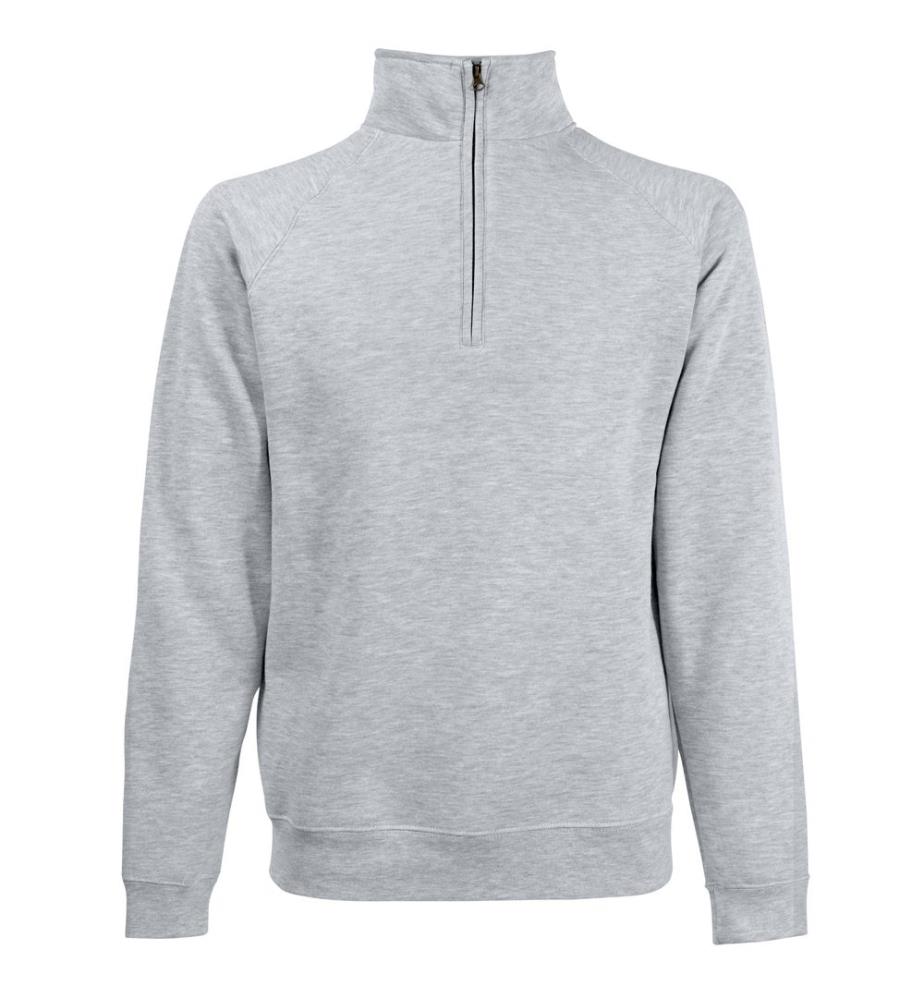 Fruit Of The Loom Herren Sweatshirt mit Reissverschluss bis zur Brust