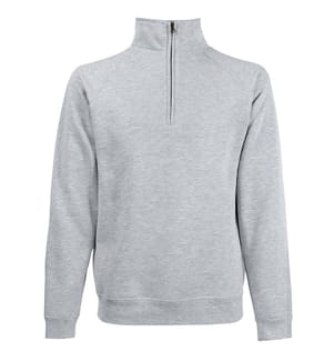 Fruit Of The Loom Herren Sweatshirt mit Reissverschluss bis zur Brust