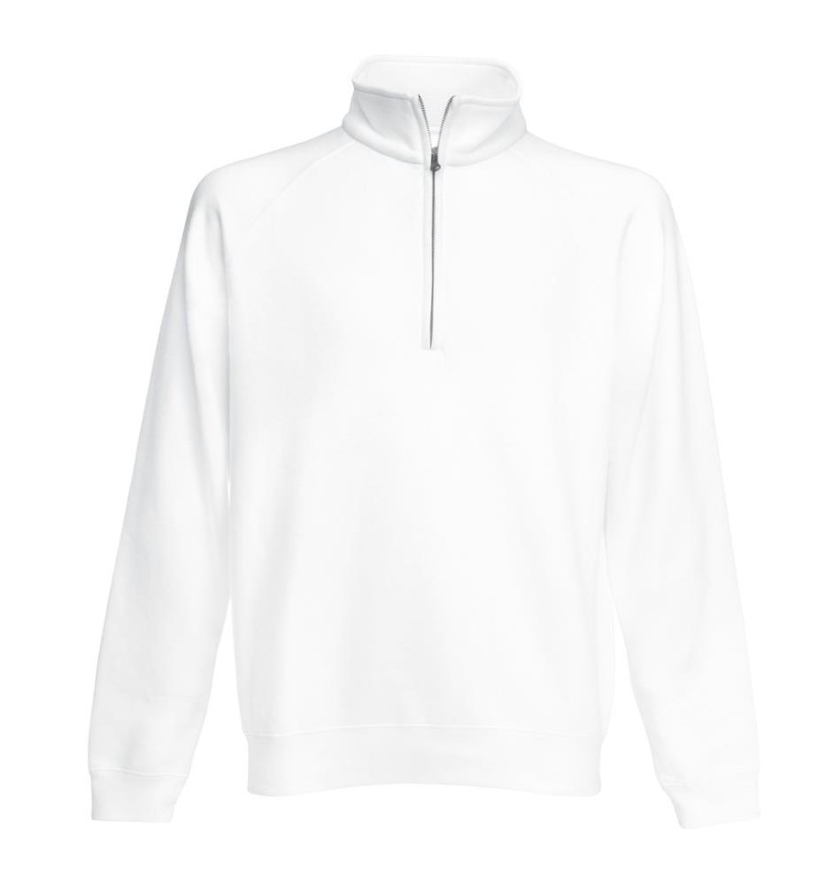 Fruit Of The Loom Herren Sweatshirt mit Reissverschluss bis zur Brust