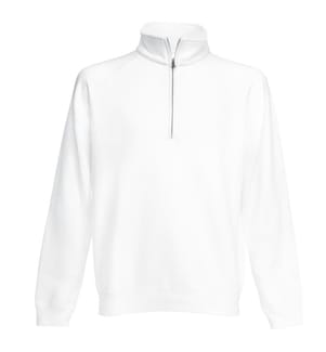 Fruit Of The Loom Herren Sweatshirt mit Reissverschluss bis zur Brust
