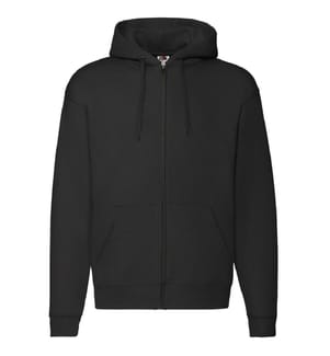 Fruit Of The Loom Herren Kapuzen-Sweatshirt mit Reissverschluss / Kapuzenjacke