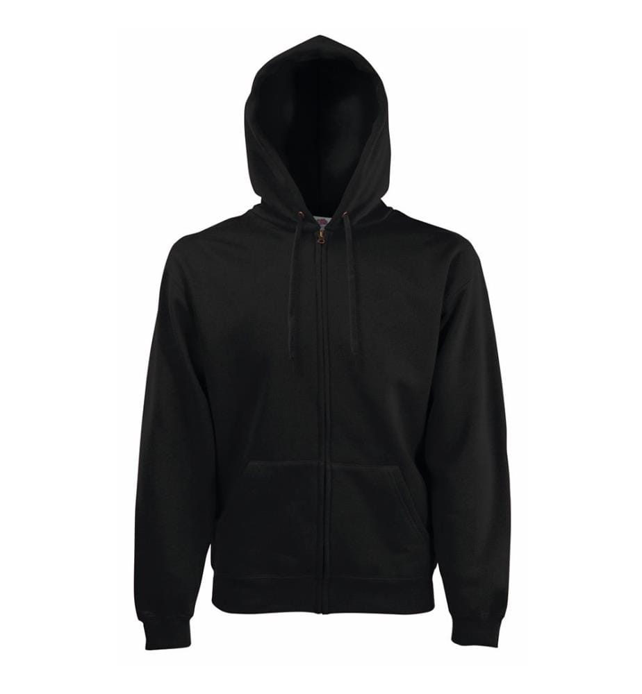 Fruit Of The Loom Herren Kapuzen-Sweatshirt mit Reissverschluss / Kapuzenjacke
