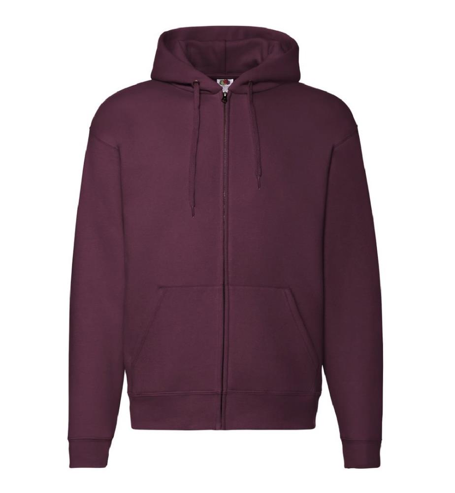 Fruit Of The Loom Herren Kapuzen-Sweatshirt mit Reissverschluss / Kapuzenjacke