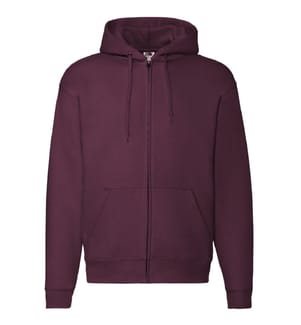 Fruit Of The Loom Herren Kapuzen-Sweatshirt mit Reissverschluss / Kapuzenjacke