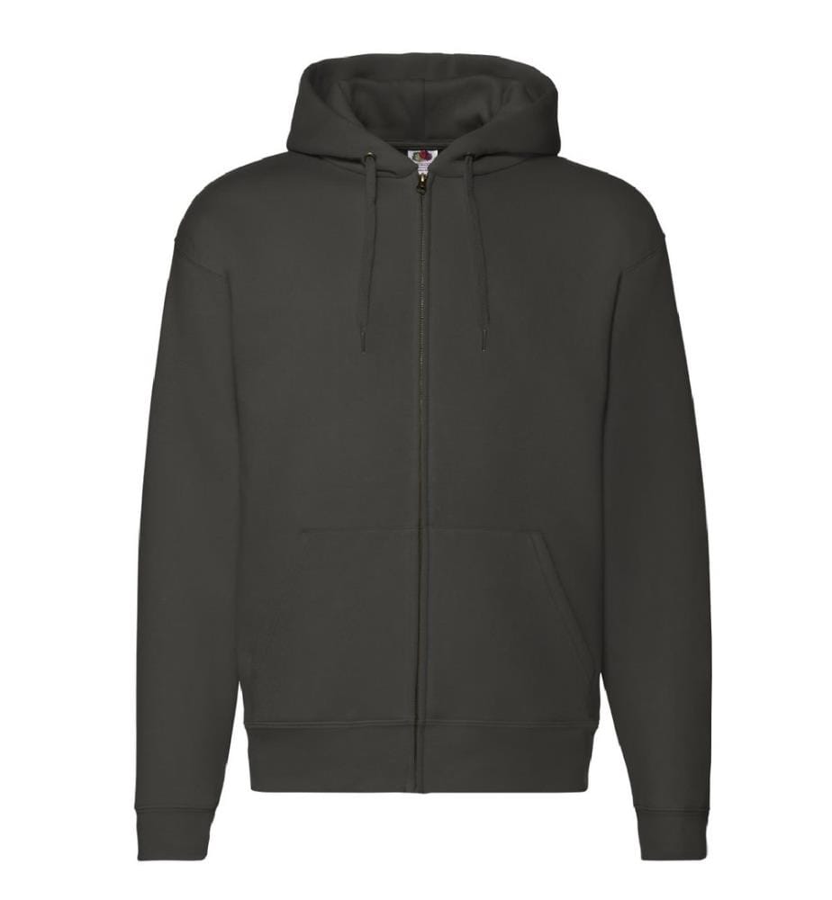 Fruit Of The Loom Herren Kapuzen-Sweatshirt mit Reissverschluss / Kapuzenjacke