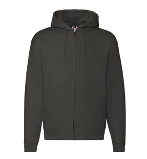 Fruit Of The Loom Herren Kapuzen-Sweatshirt mit Reissverschluss / Kapuzenjacke