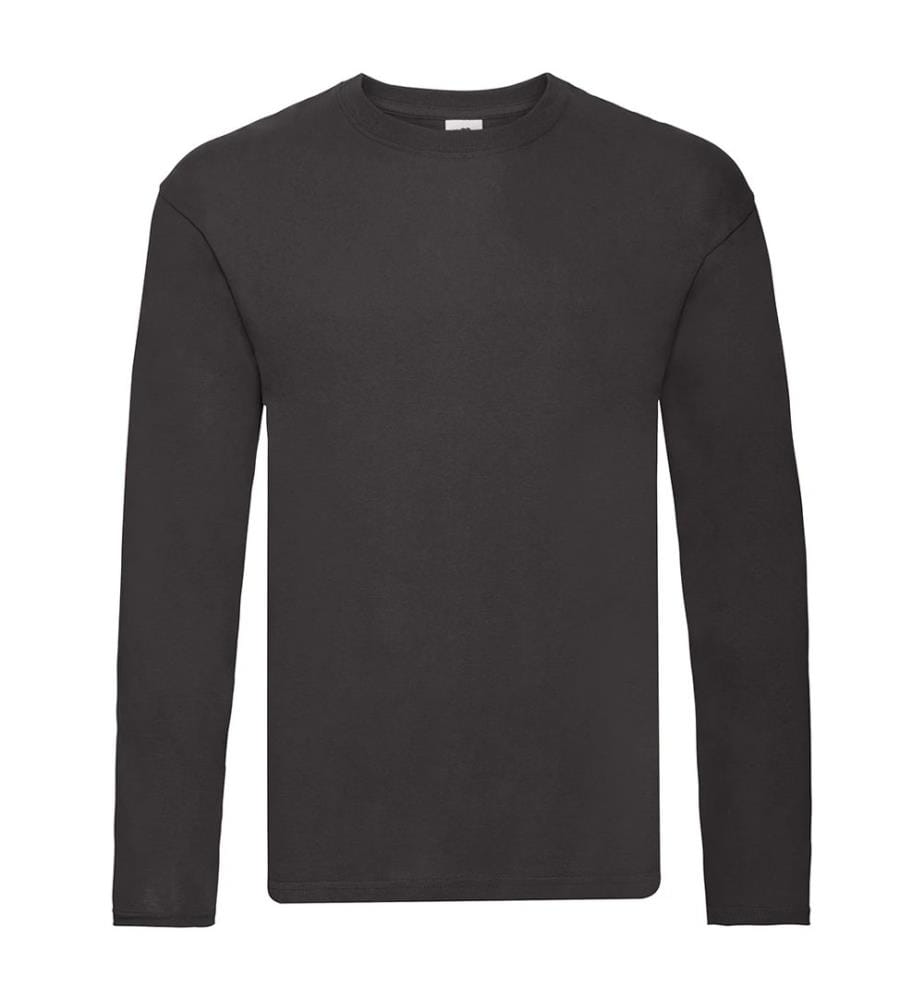 Fruit Of The Loom Herren Original T-Shirt, langärmlig