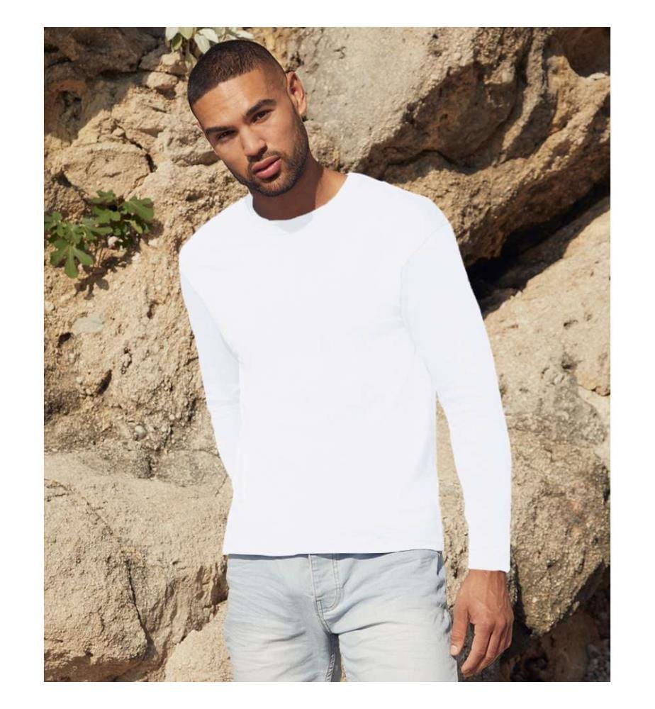 Fruit Of The Loom Herren Original T-Shirt, langärmlig