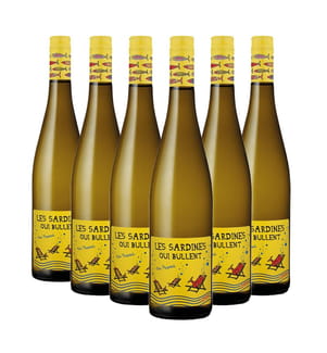 Weisser Friesenwein Les Sardines qui bullent VdF - 6 x 75cl