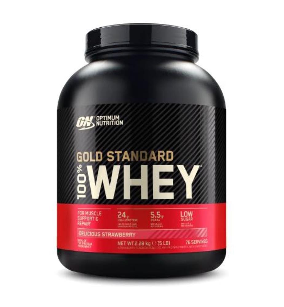 100% Whey Gold Standard Strawberry 5lb - 2267g