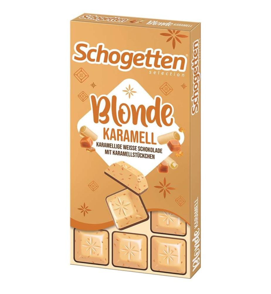 5x Schogetten Blonde Caramel - 100g