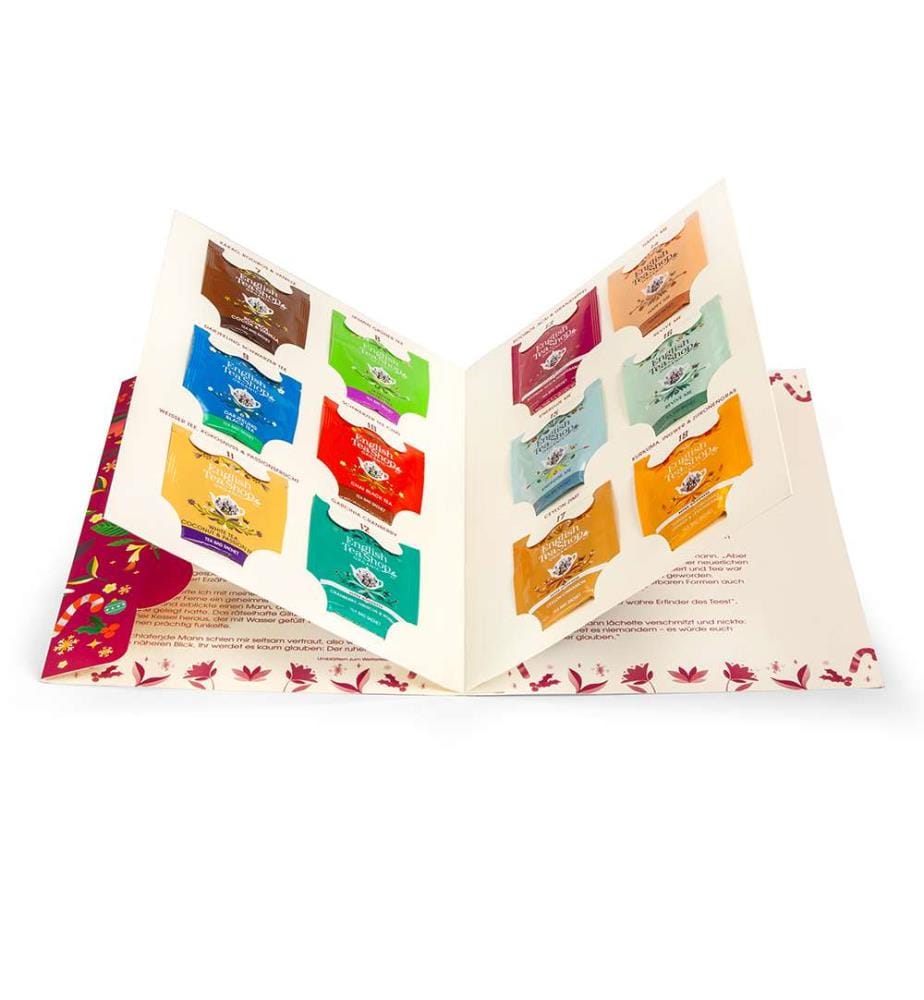 Calendrier de l'Avent du Thé "Histoire de Noël", 24 thés bio & histoire à lire