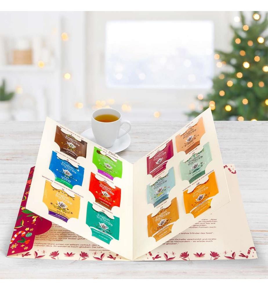 Calendrier de l'Avent du Thé "Histoire de Noël", 24 thés bio & histoire à lire