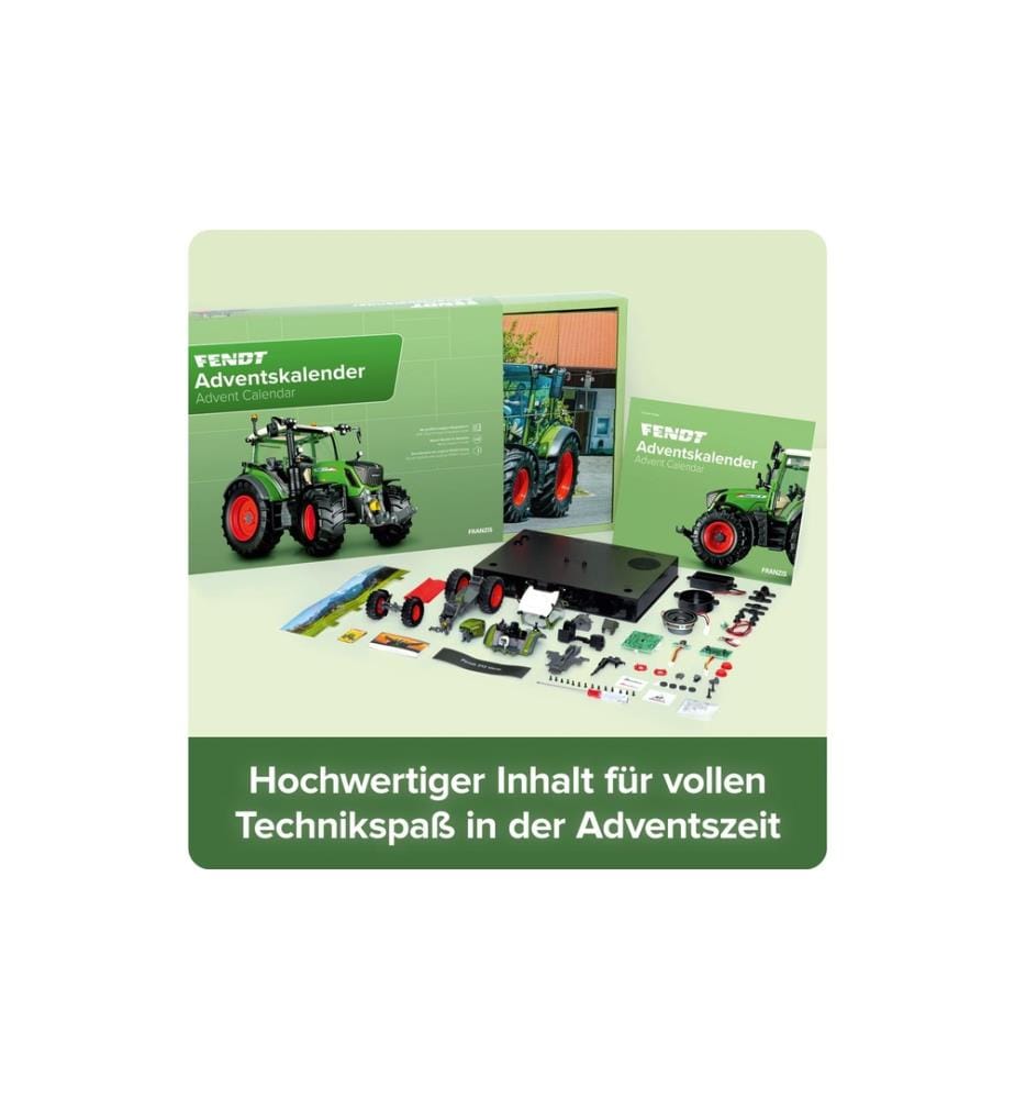 FRANZIS - Calendrier de l'Avent Fendt 313 Vario Kit de construction 1:32, DE/EN