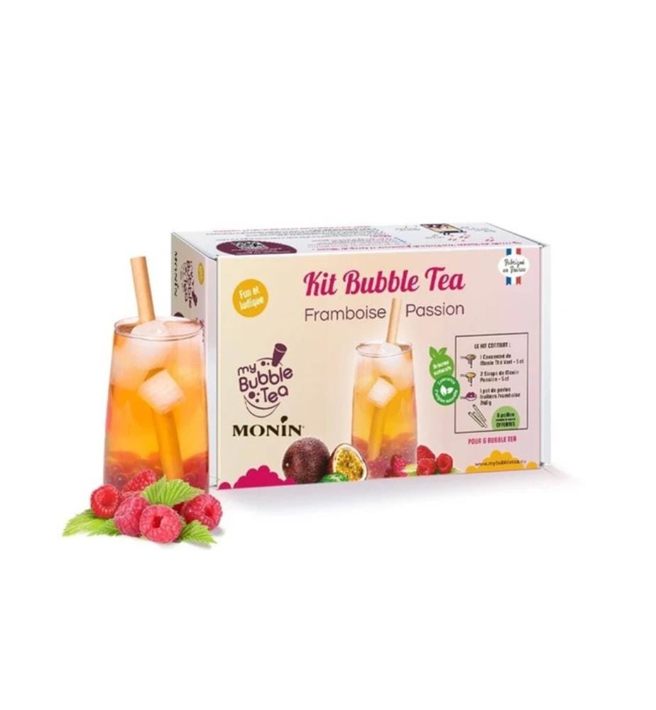 Kit Bubble Tea Matcha Latte + Set Bubble Tea Fruit de la passion & Framboise