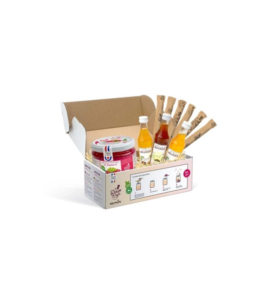 Kit Bubble Tea Matcha Latte + Set Bubble Tea Fruit de la passion & Framboise