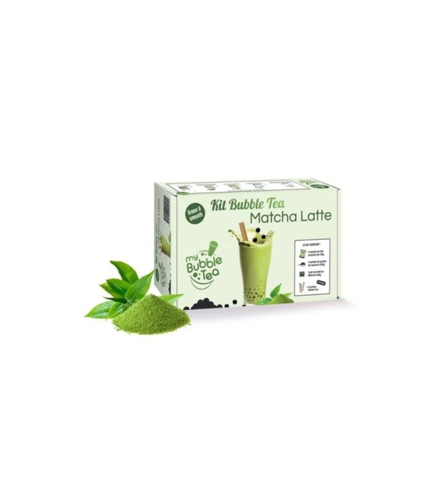 Kit Bubble Tea Matcha Latte + Set Bubble Tea Fruit de la passion & Framboise